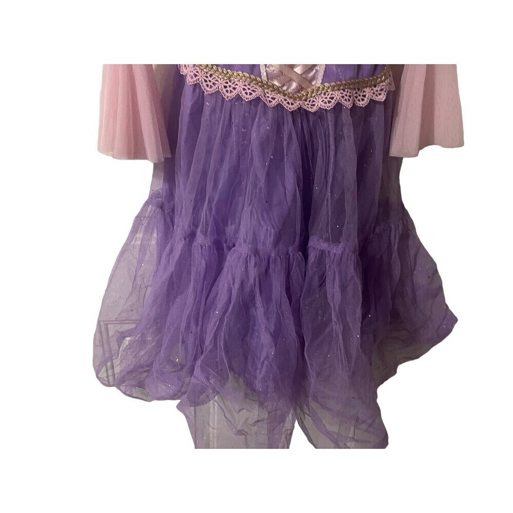 Disney Rapunzel Up Dress Purple Princess Halloween Costume Dress Up  5-6 Years - Picture 11 of 16